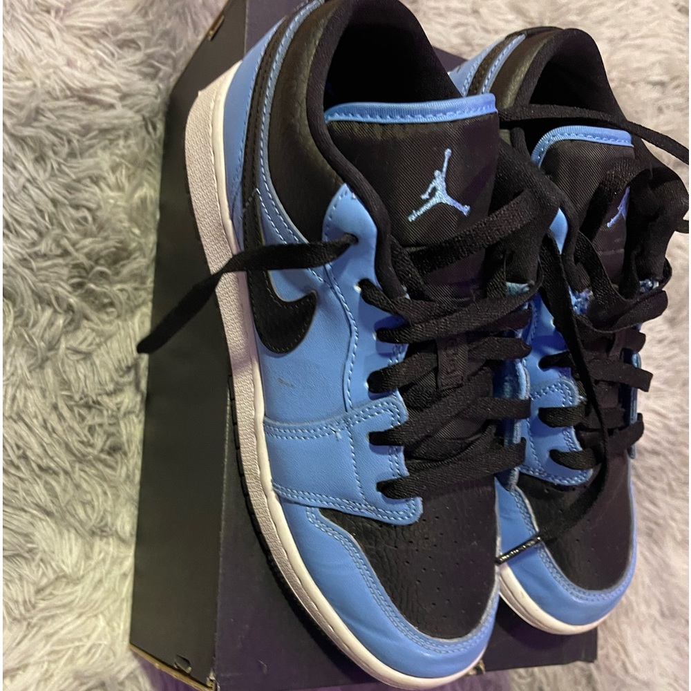 Air Jordan 1 Low University Blue/Black-White 6 Youth